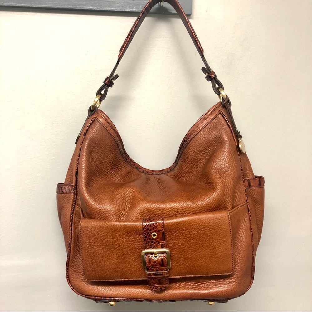 Brahmin Bag Brown Leather Hobo Bag